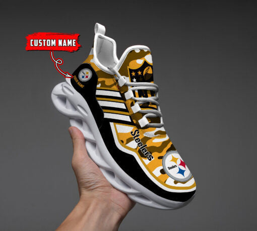 Pittsburgh Steelers Personalized Yezy Running Sneakers BG229