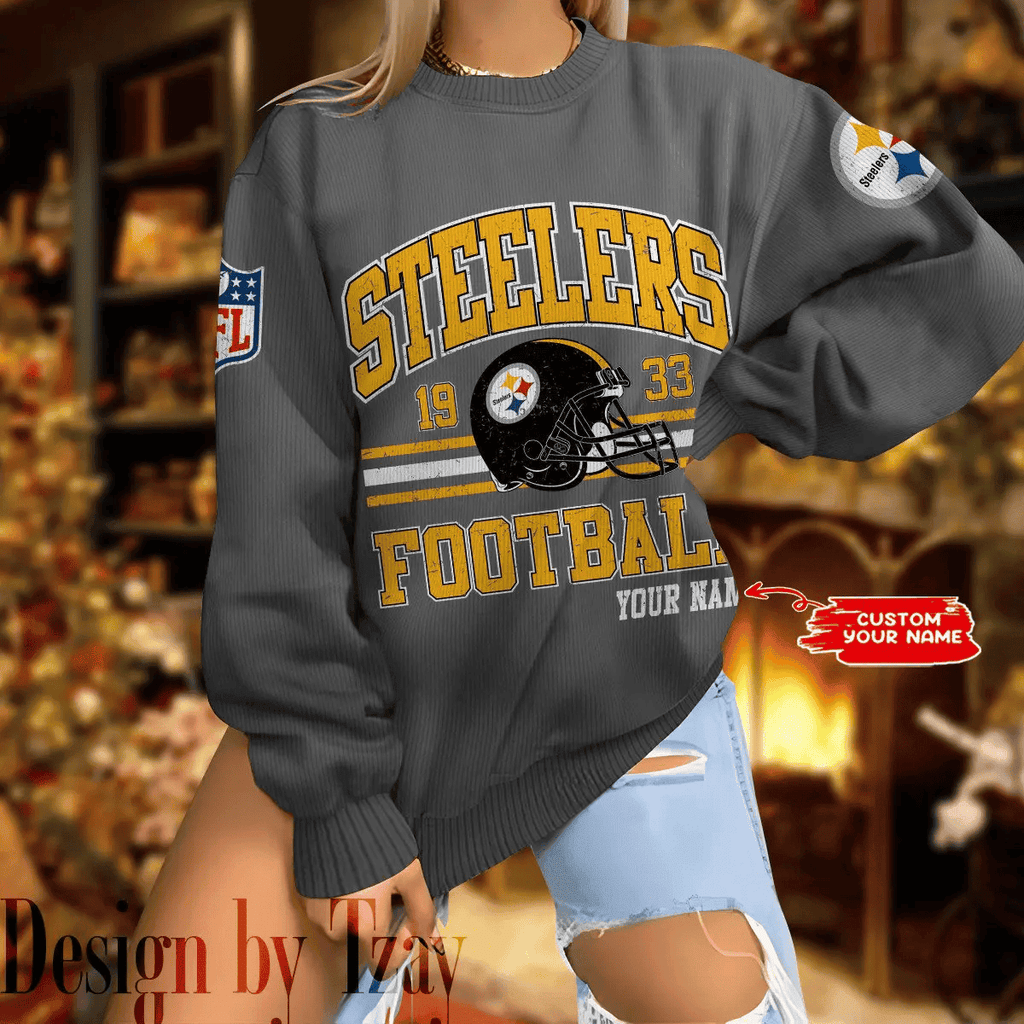 Pittsburgh Steelers Personalized Fashion Design New Woolen Sweater BGSWT290