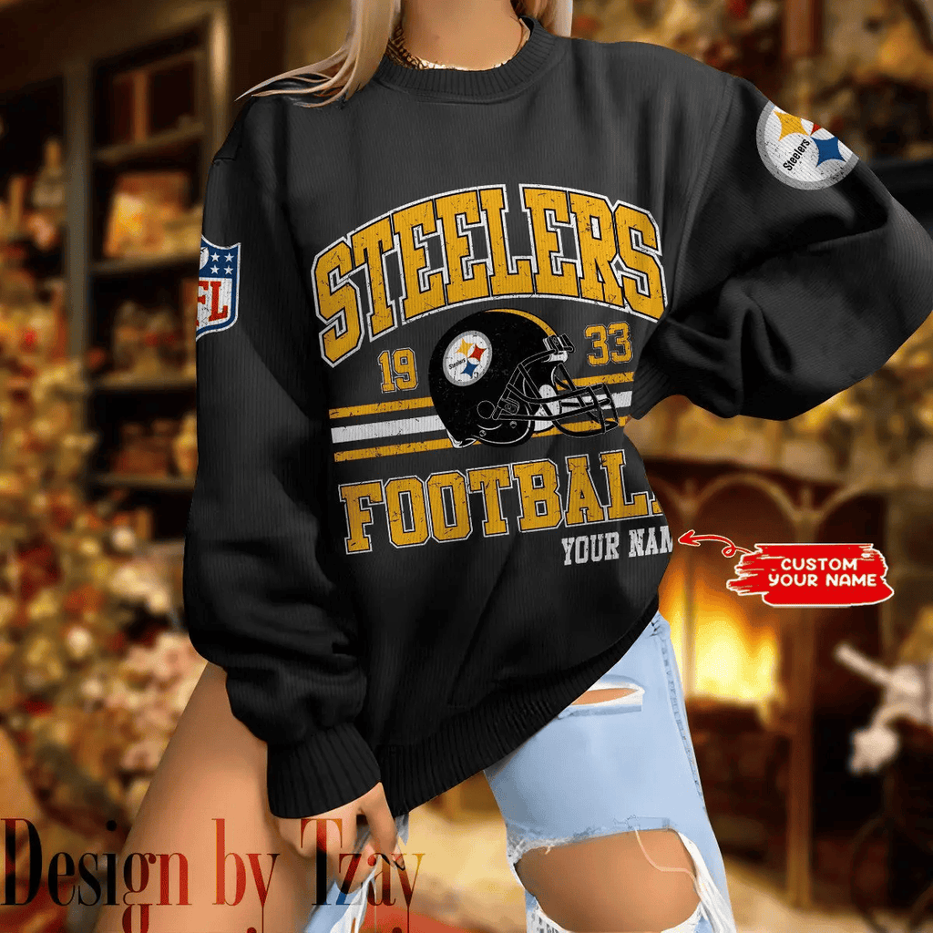 Pittsburgh Steelers Personalized Fashion Design New Woolen Sweater BGSWT290