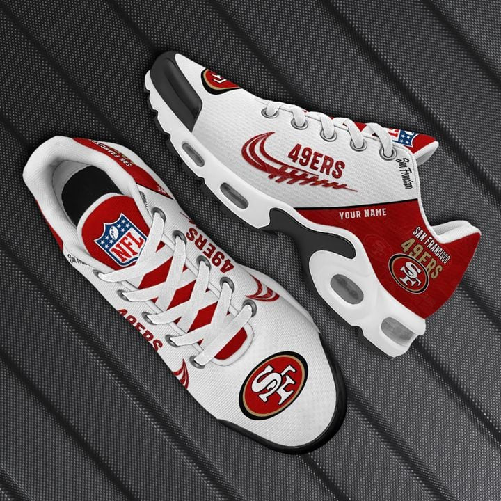 San Francisco 49ers Personalized Plus Sneakers 0813 BGTN193
