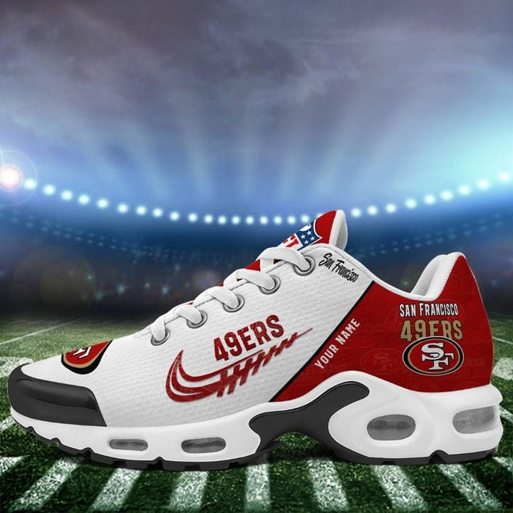 San Francisco 49ers Personalized Plus Sneakers 0813 BGTN193