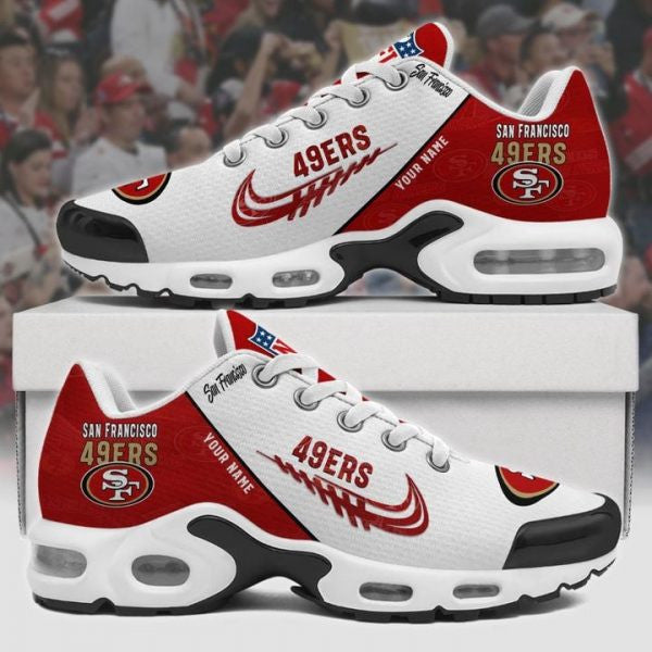 San Francisco 49ers Personalized Plus Sneakers 0813 BGTN193