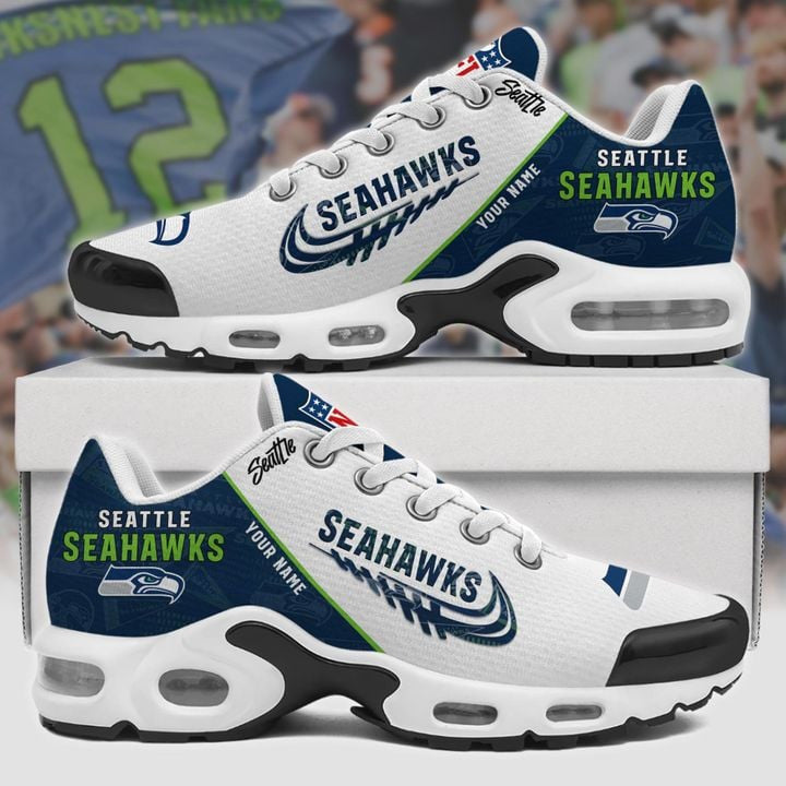 Seattle Seahawks Personalized Plus Sneakers 0813 BGTN194