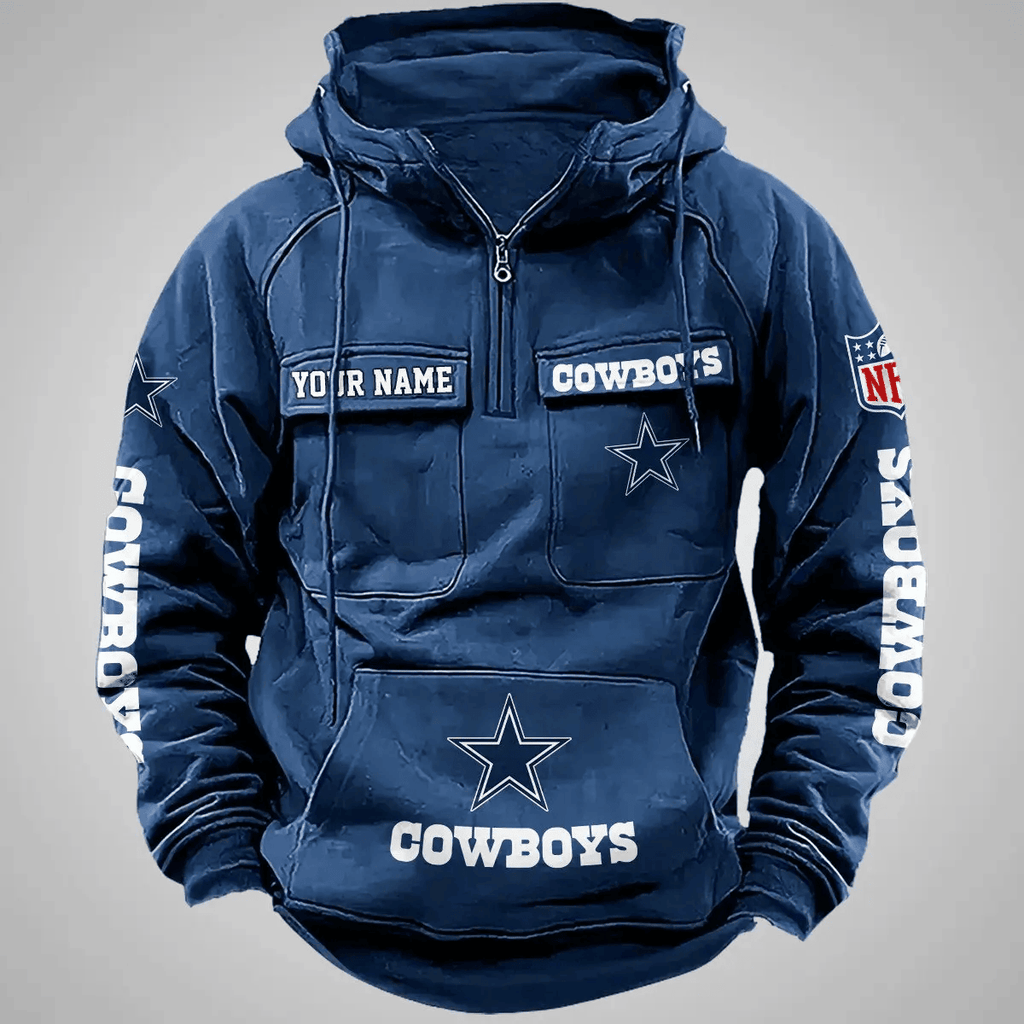 Dallas Cowboys Vintage Men Hoodie AZVMHD100