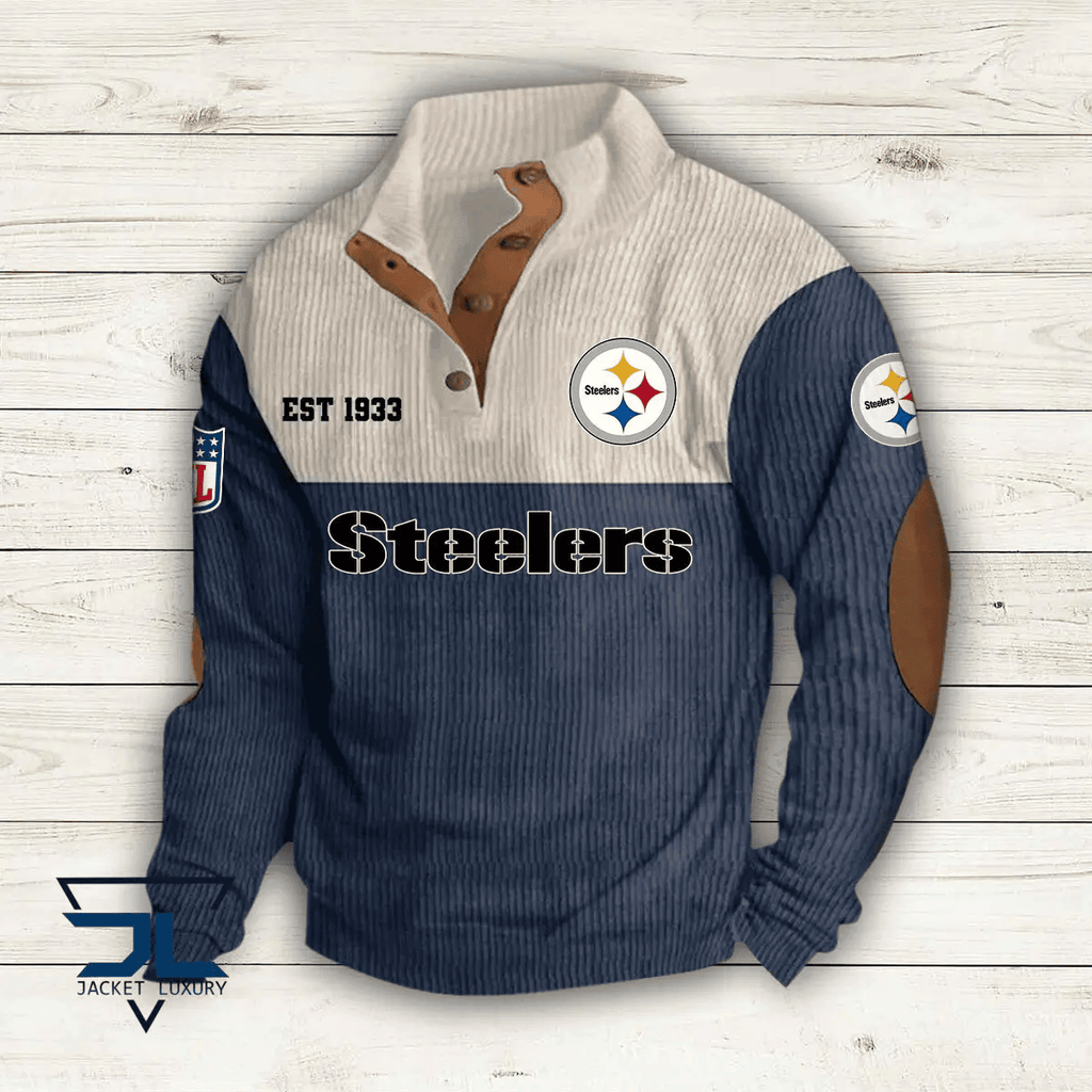 Pittsburgh Steelers Premium Personalized Game-Day Pullover S9DBSCH123