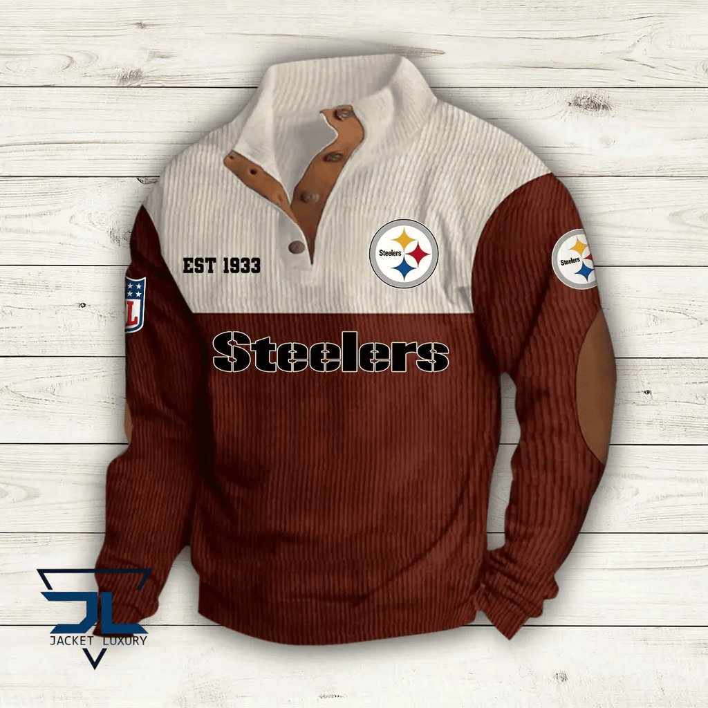 Pittsburgh Steelers Premium Personalized Game-Day Pullover S9DBSCH123