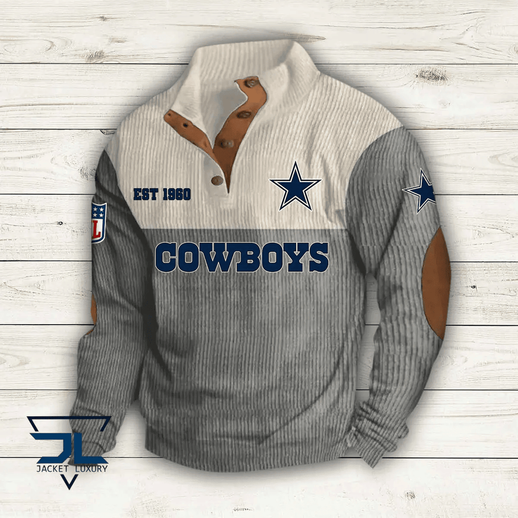 Dallas Cowboys Premium Personalized Game-Day Pullover S9DBSCH105