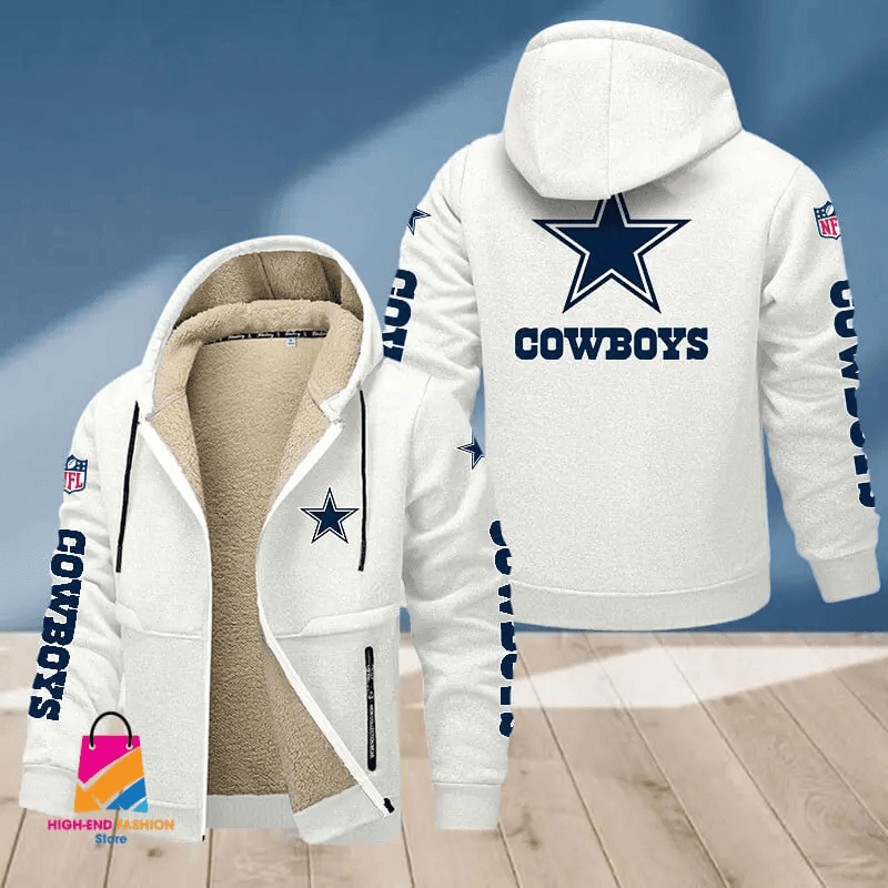 Dallas Cowboys Multicolor Premium Thick Zip-Up Hoodie ANZTZH009