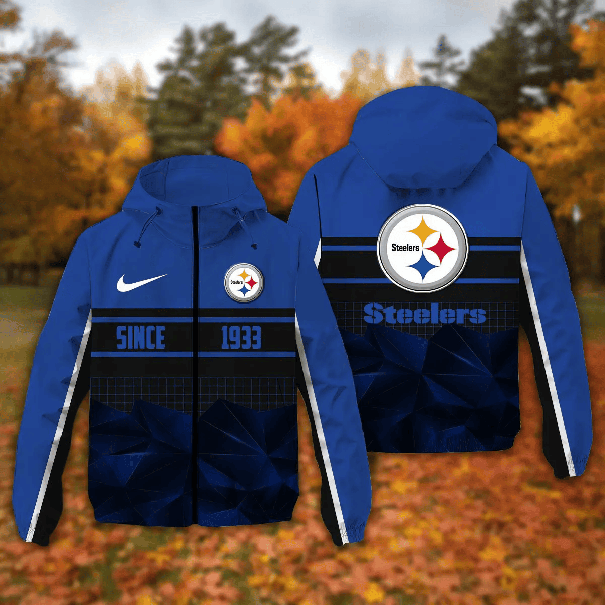 Pittsburgh Steelers Windbreaker Outdoor Jacket Sport Fan Gift NNPRJ936