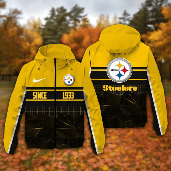 Pittsburgh Steelers Windbreaker Outdoor Jacket Sport Fan Gift NNPRJ936