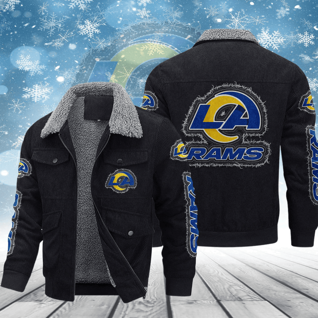 Los Angeles Rams Men's Thickened Corduroy Jacket ANZVITCJ018