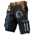 Dallas Cowboys Pocket Print Cargo Shorts (Belt Not Included) S9MCS215