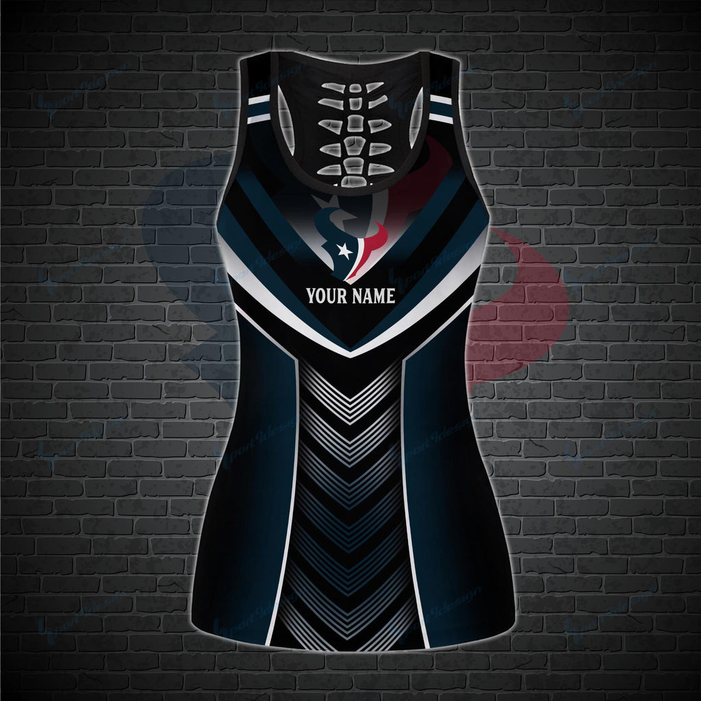 Houston Texans Personalized Leggings And Tank Top BG12