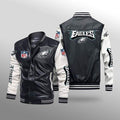 Philadelphia Eagles Leather Jacket Gift for fans - HomeFavo34