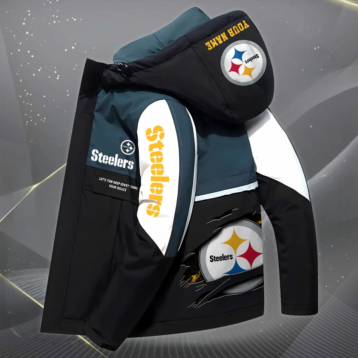 Pittsburgh Steelers Outdoor Windproof Jacket SPTOWPJK060