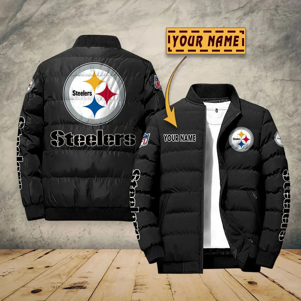 Pittsburgh Steelers PUJPJ120 Puffer Jacket
