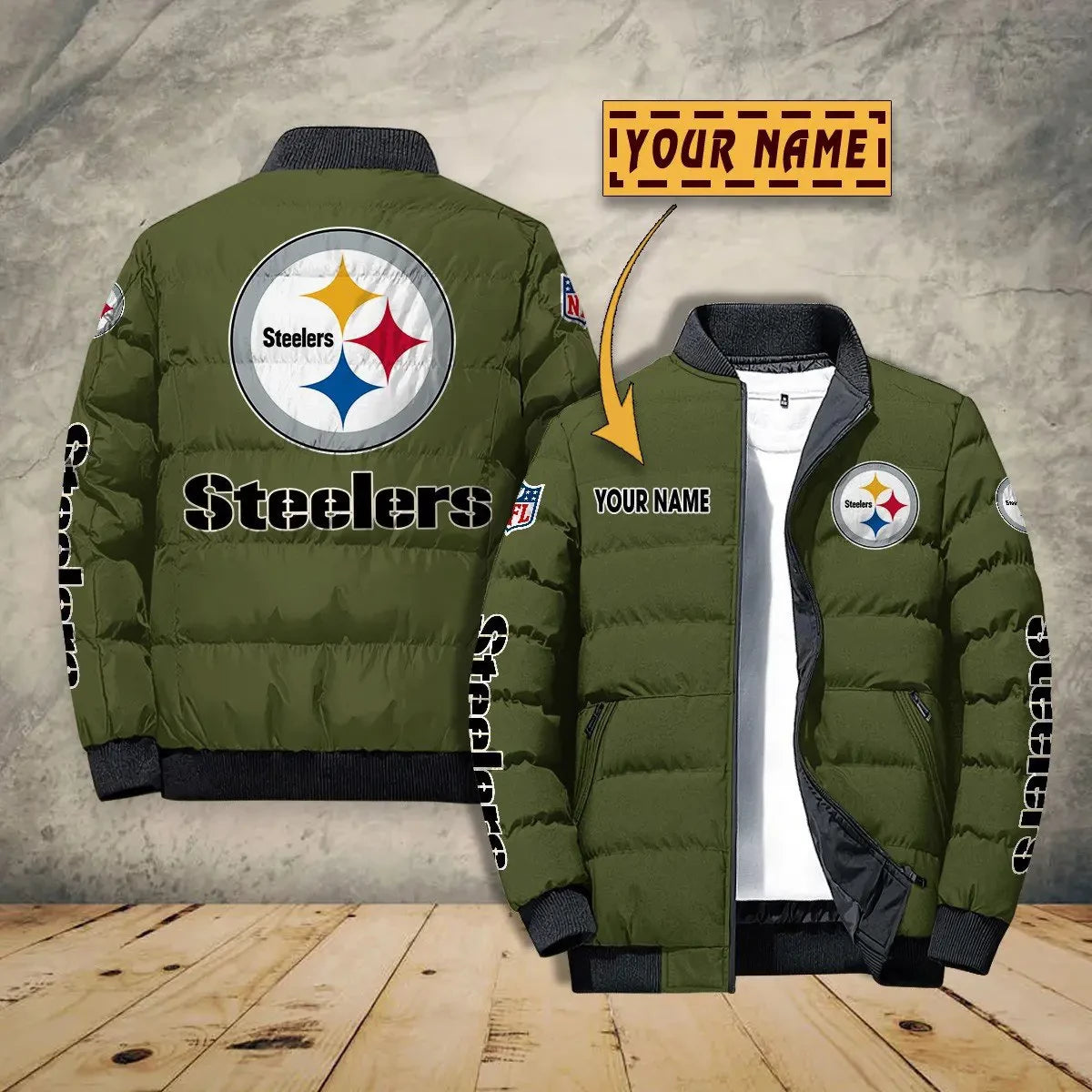 Pittsburgh Steelers PUJPJ120 Puffer Jacket