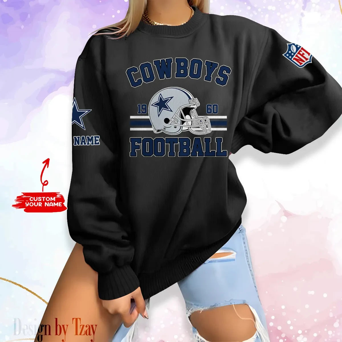 Dallas Cowboys Personalized Fashion Design New Woolen Sweater  BGSWT225