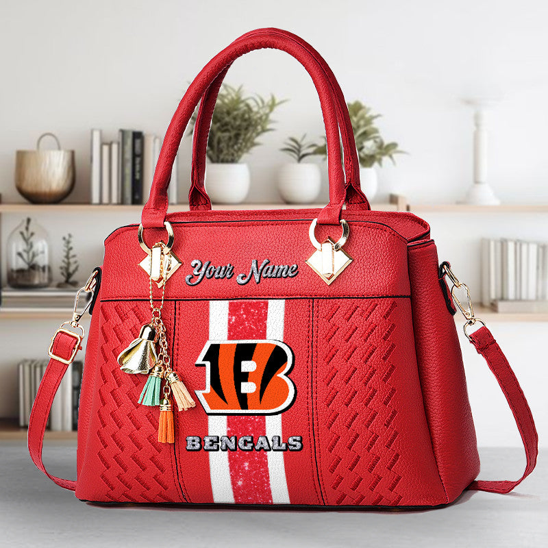 Cincinnati Bengals DMHY0781 Zip Handbag Multicolor