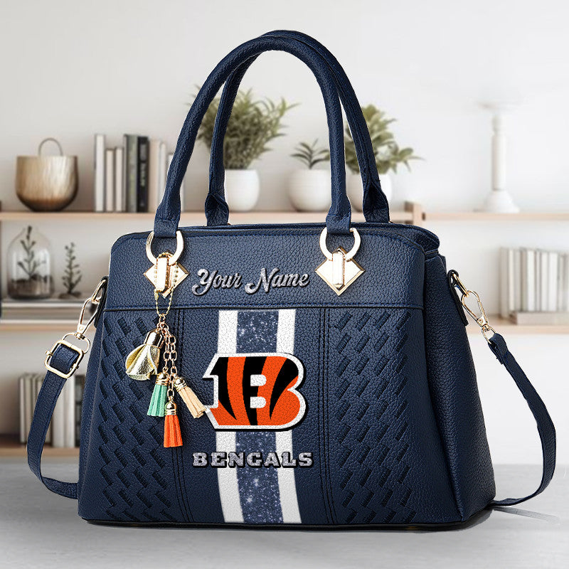Cincinnati Bengals DMHY0781 Zip Handbag Multicolor