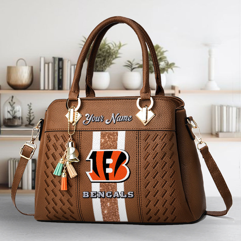 Cincinnati Bengals DMHY0781 Zip Handbag Multicolor
