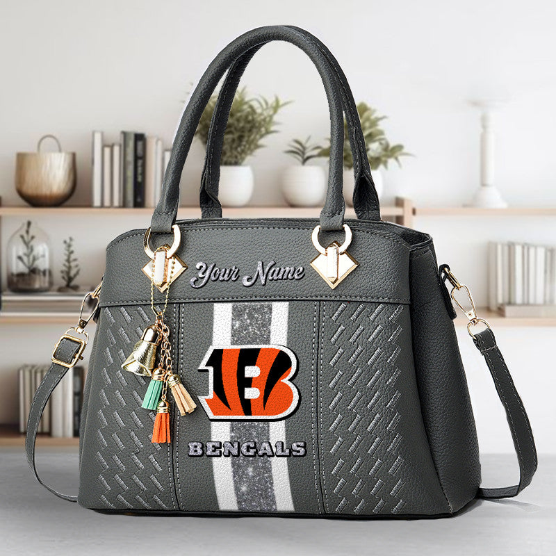Cincinnati Bengals DMHY0781 Zip Handbag Multicolor