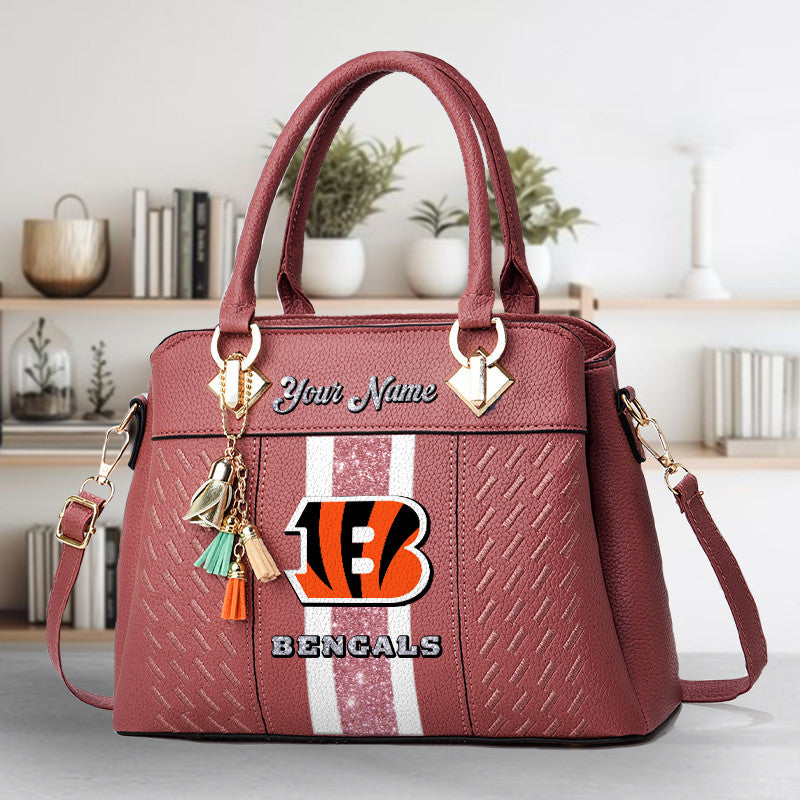 Cincinnati Bengals DMHY0781 Zip Handbag Multicolor