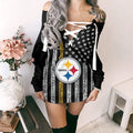 Pittsburgh Steelers Lace-Up Sweatshirt 79