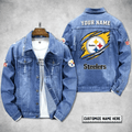 Pittsburgh Steelers Personalized Premium Denim Jacket S9DJ081