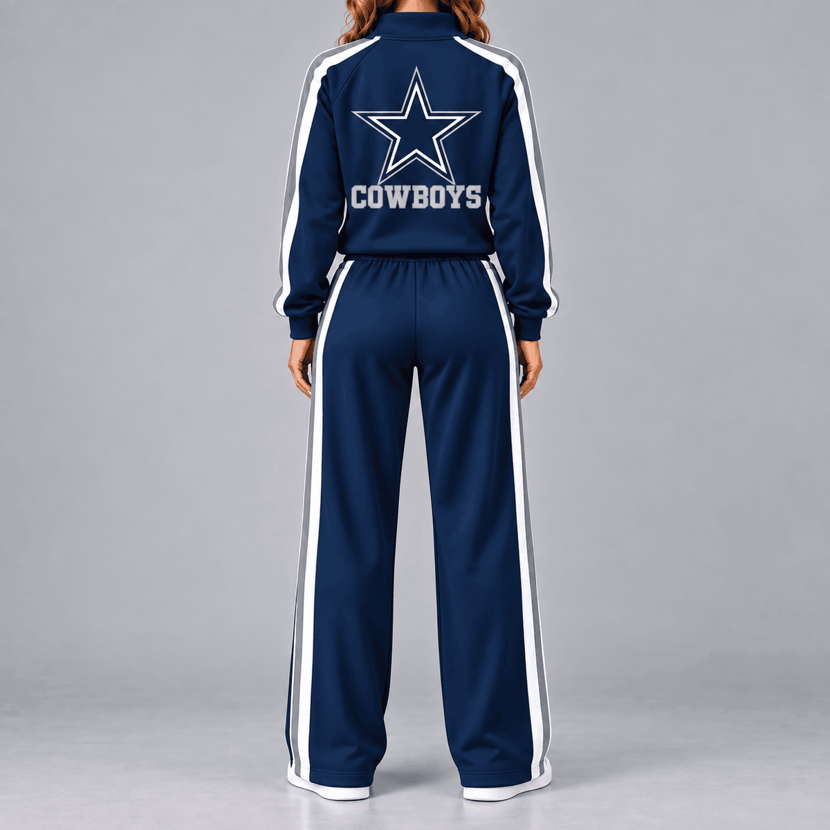 Dallas Cowboys | Premium NFL Game Day Classic Side Stripe Quarter-Zip & Pants NY MGVT38