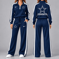 Dallas Cowboys | Premium NFL Game Day Classic Side Stripe Quarter-Zip & Pants NY MGVT38