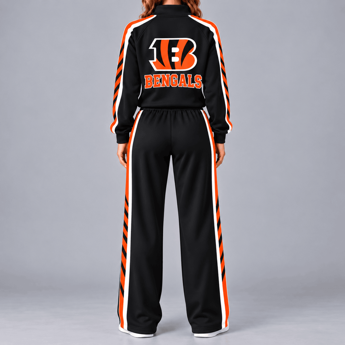 Cincinnati Bengals | Premium NFL Game Day Classic Side Stripe Quarter-Zip & Pants NY MGVT40