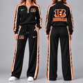 Cincinnati Bengals | Premium NFL Game Day Classic Side Stripe Quarter-Zip & Pants NY MGVT40
