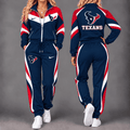Houston Texans | Premium NFL Team Pride Waterproof Windbreaker Zip-Up Tracksuit Set NY MGBT06