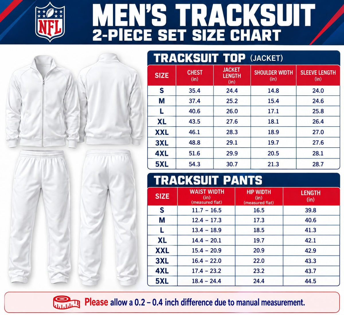 Houston Texans | Premium NFL Team Striped Full-Zip Track Jacket & Jogger Pants Set NY MGSVT44