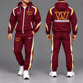 Washington Commanders | Premium NFL Game Day Full-Zip Hooded Jacket & Jogger Pants Set NY MGSVT05