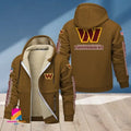 Washington Commanders Multicolor Thickened Zipper Hoodies ANZTZH032