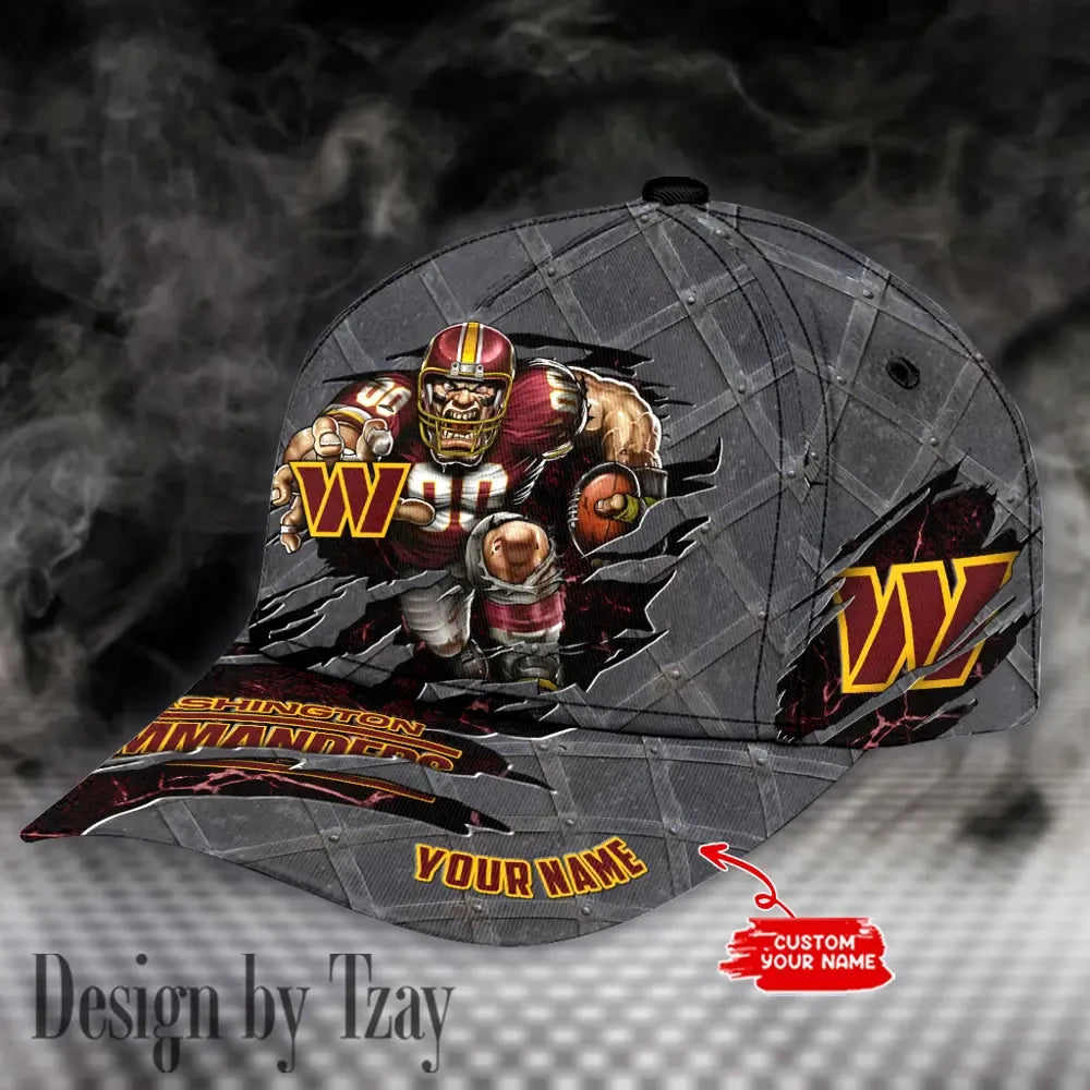 Washington Commanders Hat Cap Youth Strap Back New Design 2026 AZCCAP675