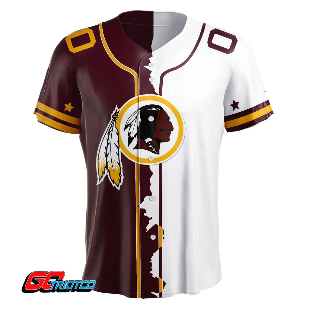 Washington Commanders | Home Mix Away Print Baseball Jerseys