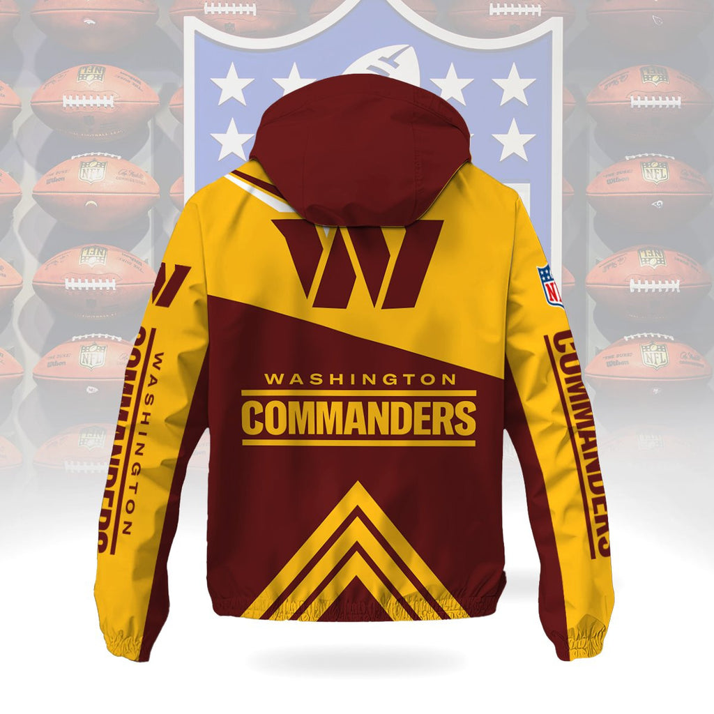 Washington Commanders Custom Windbreaker Outdoor Jacket Sport Fan Gift SPTWJACKET032
