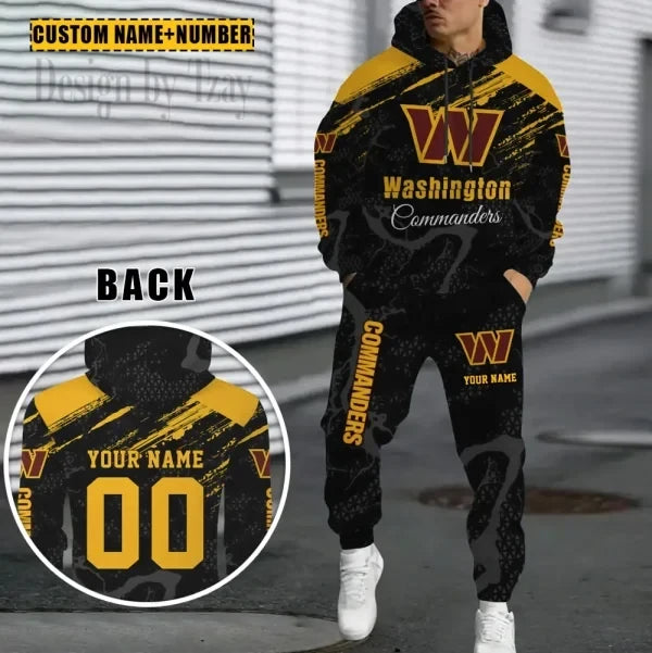 Washington Commanders Combo Sweatpants And Hoodie Gift For Fan AZHD1081