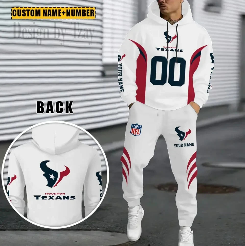 Houston Texans Combo Sweatpants And Hoodie Gift For Fan AZHD1029
