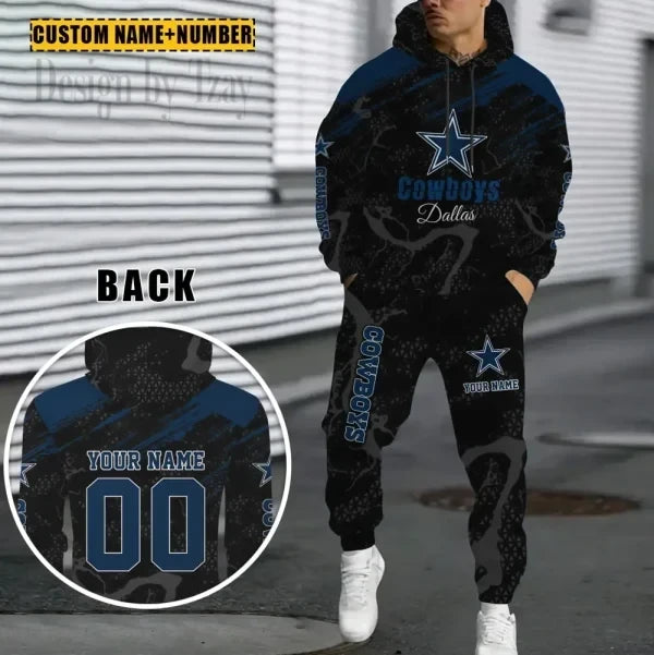 Dallas Cowboys Combo Sweatpants And Hoodie Gift For Fan AZHD1058