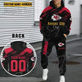Kansas City Chiefs Combo Sweatpants And Hoodie Gift For Fan AZHD1065