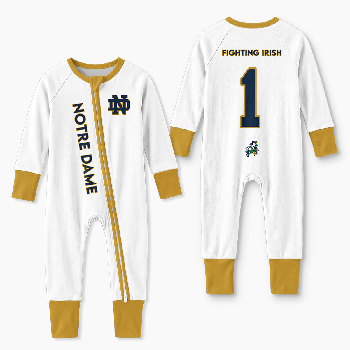 Notre Dame F.I Football!! Inspired Bamboo Convertible Zippy