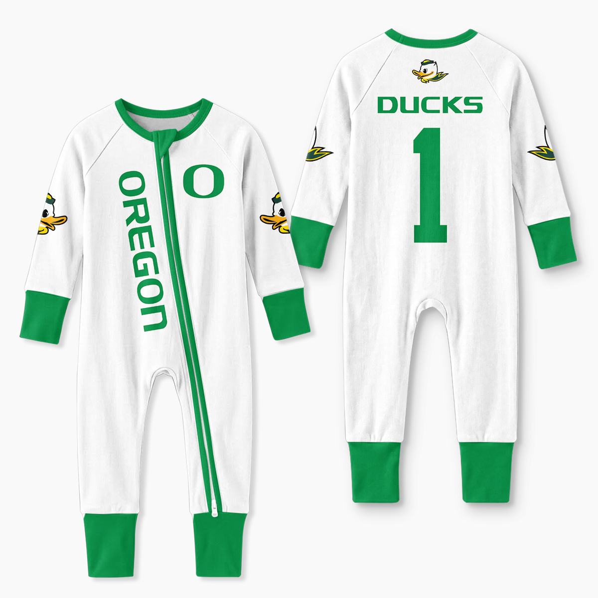 Oregon Ducks Football! Inspired Bamboo Convertible Zippy For Kid