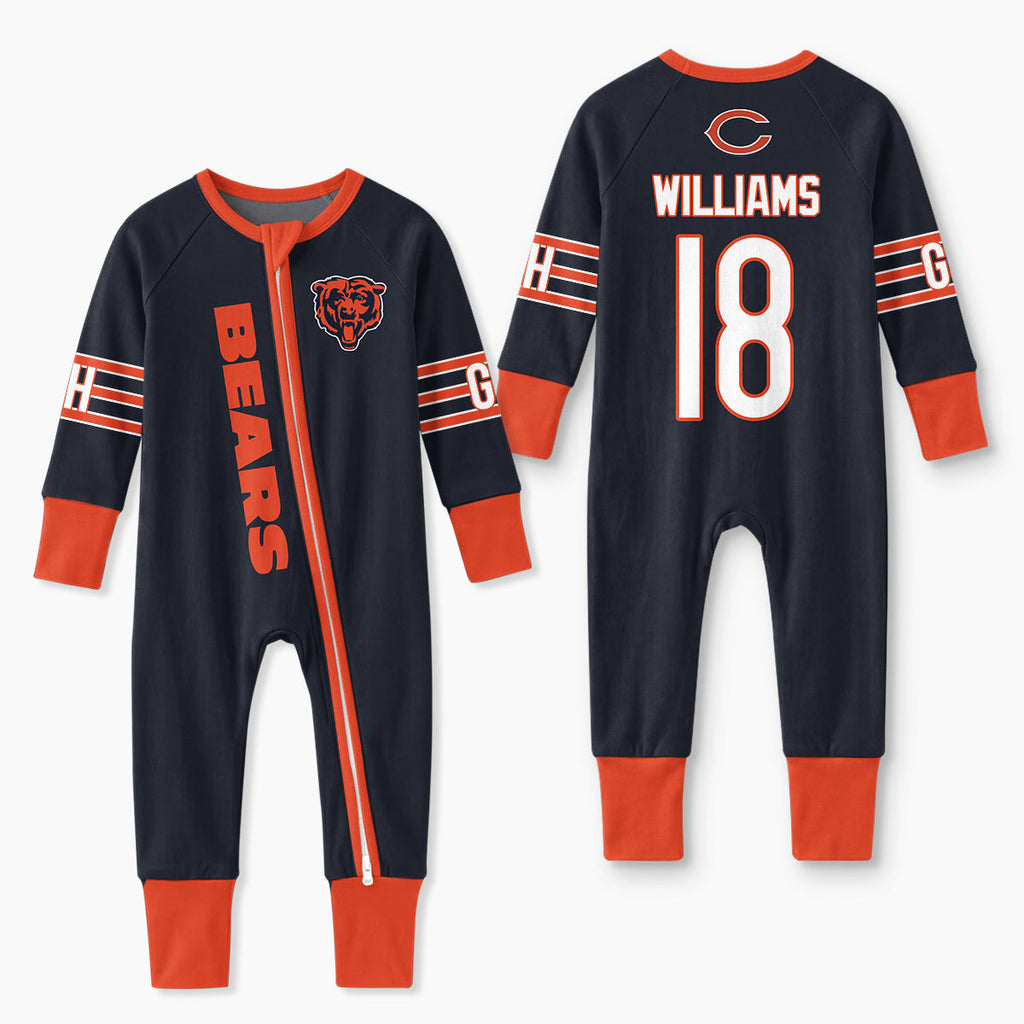 Chicago B. Football CW 18! Inspired Bamboo Convertible Zippy