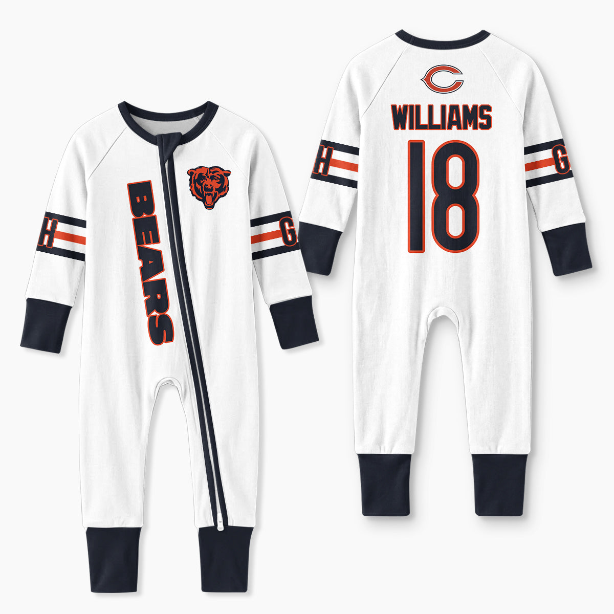 Chicago B. Football CW 18! Inspired Bamboo Convertible Zippy