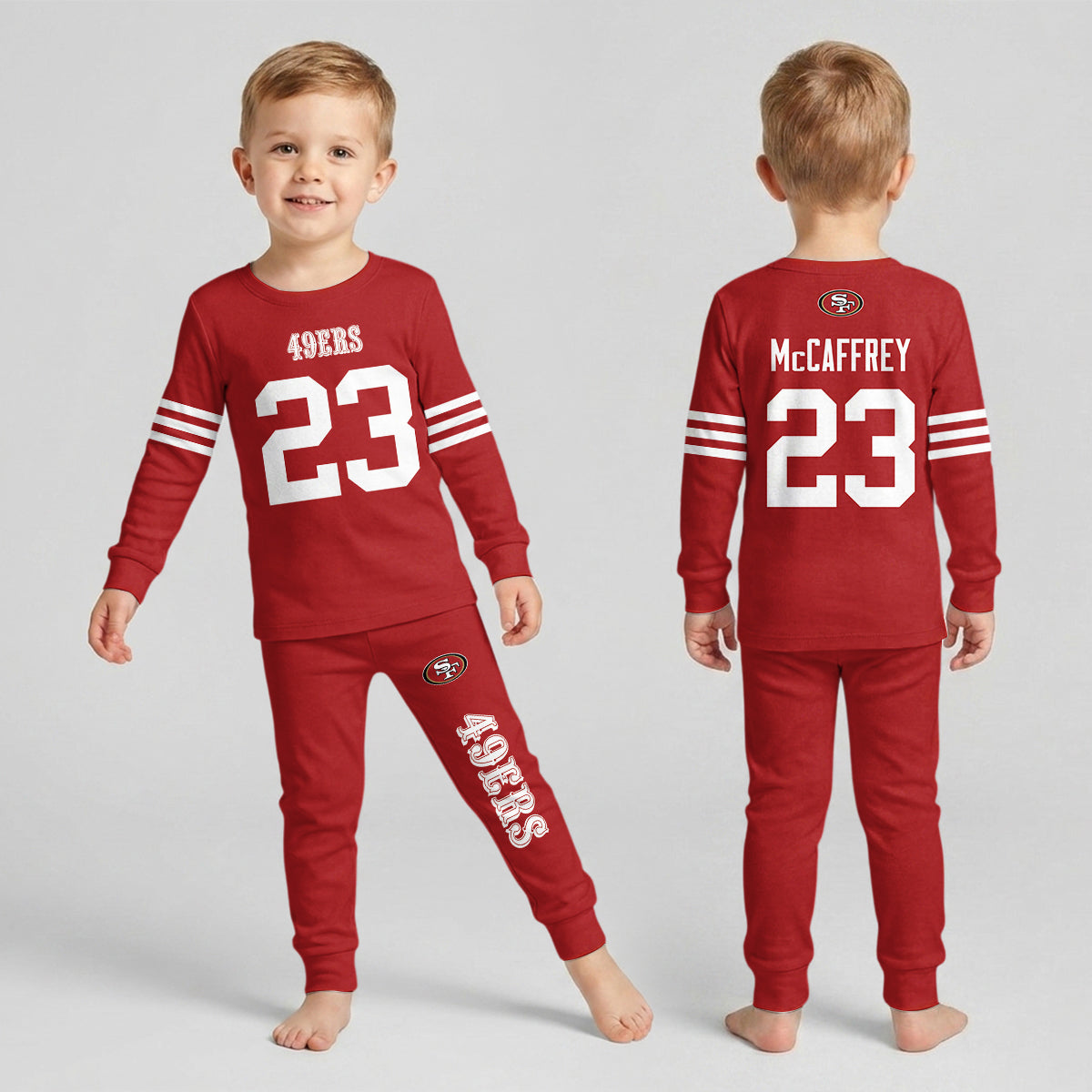 49ers Football MC 23! Inspired Bamboo Two Piece Long Sleeve Pajama Set