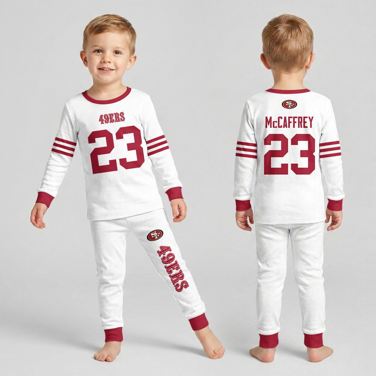 49ers Football MC 23! Inspired Bamboo Two Piece Long Sleeve Pajama Set